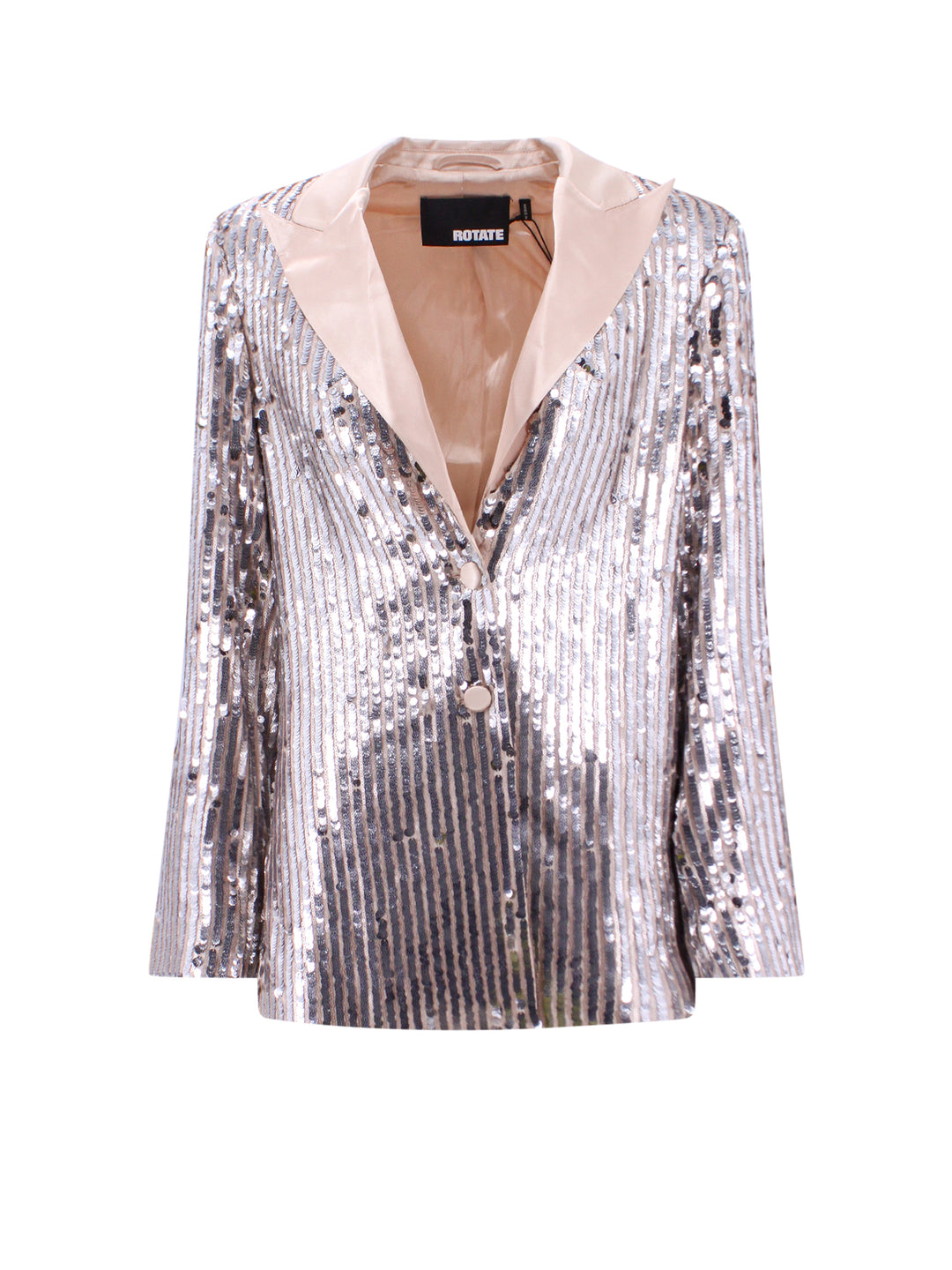 Blazer with all-over sequins