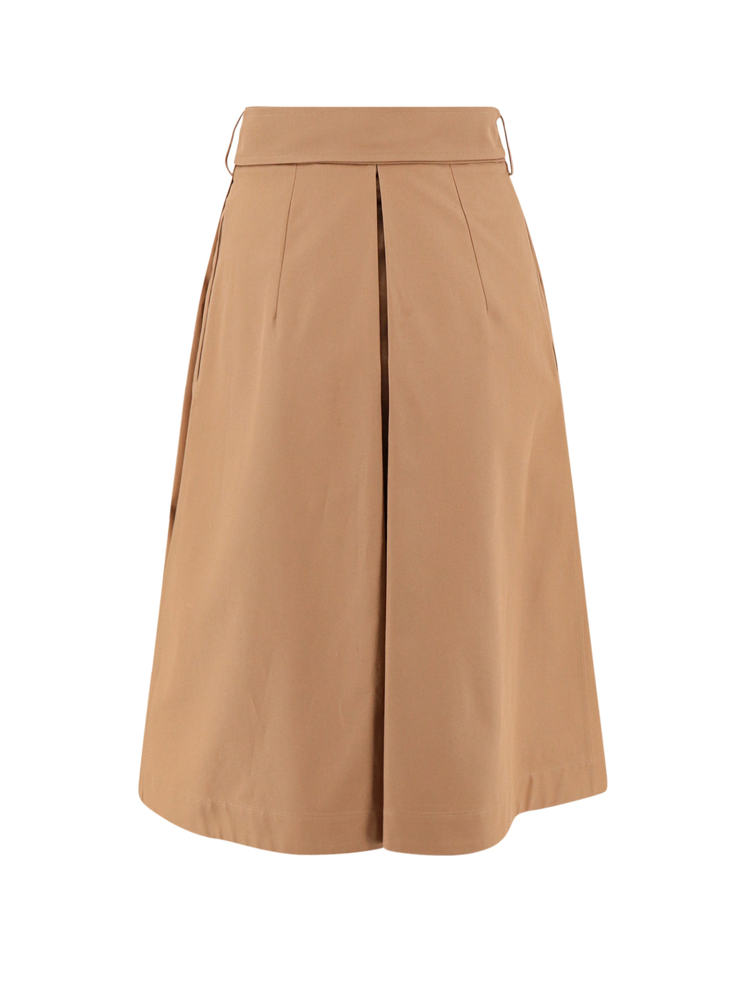 Cotton trench skirt