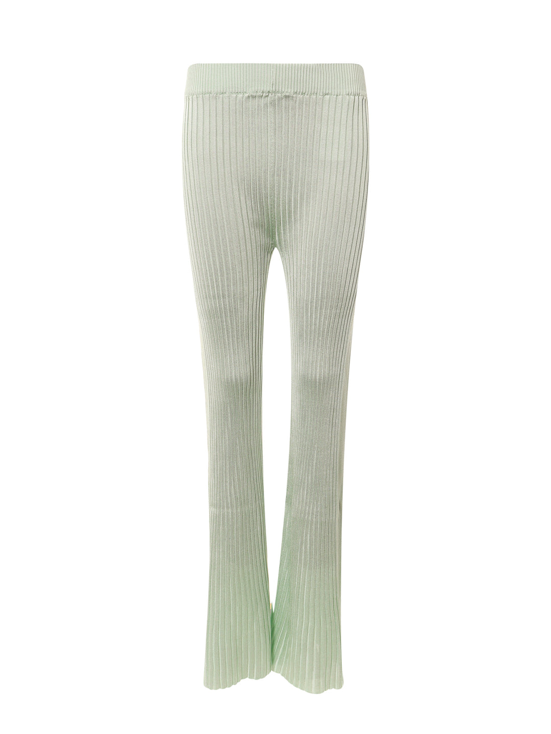 Ribbed viscose trouser