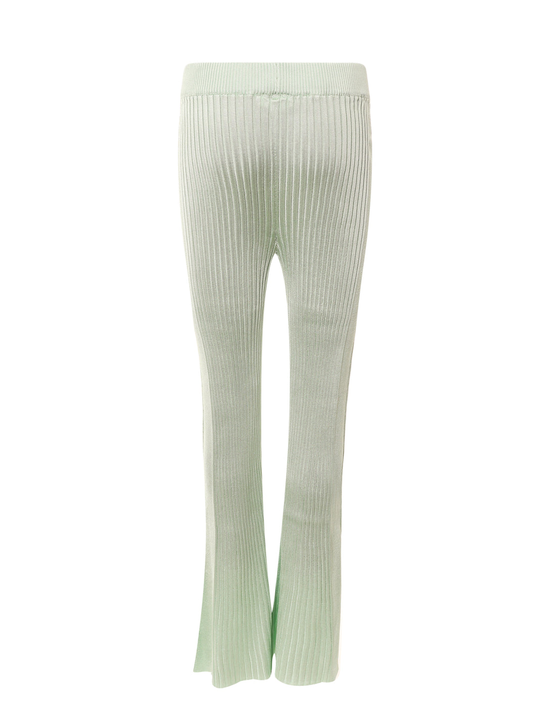 Ribbed viscose trouser