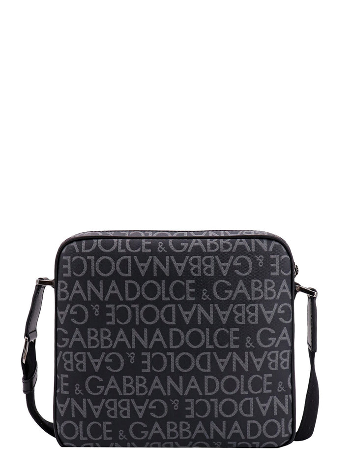 Shoulder bag with all-over Logo motif