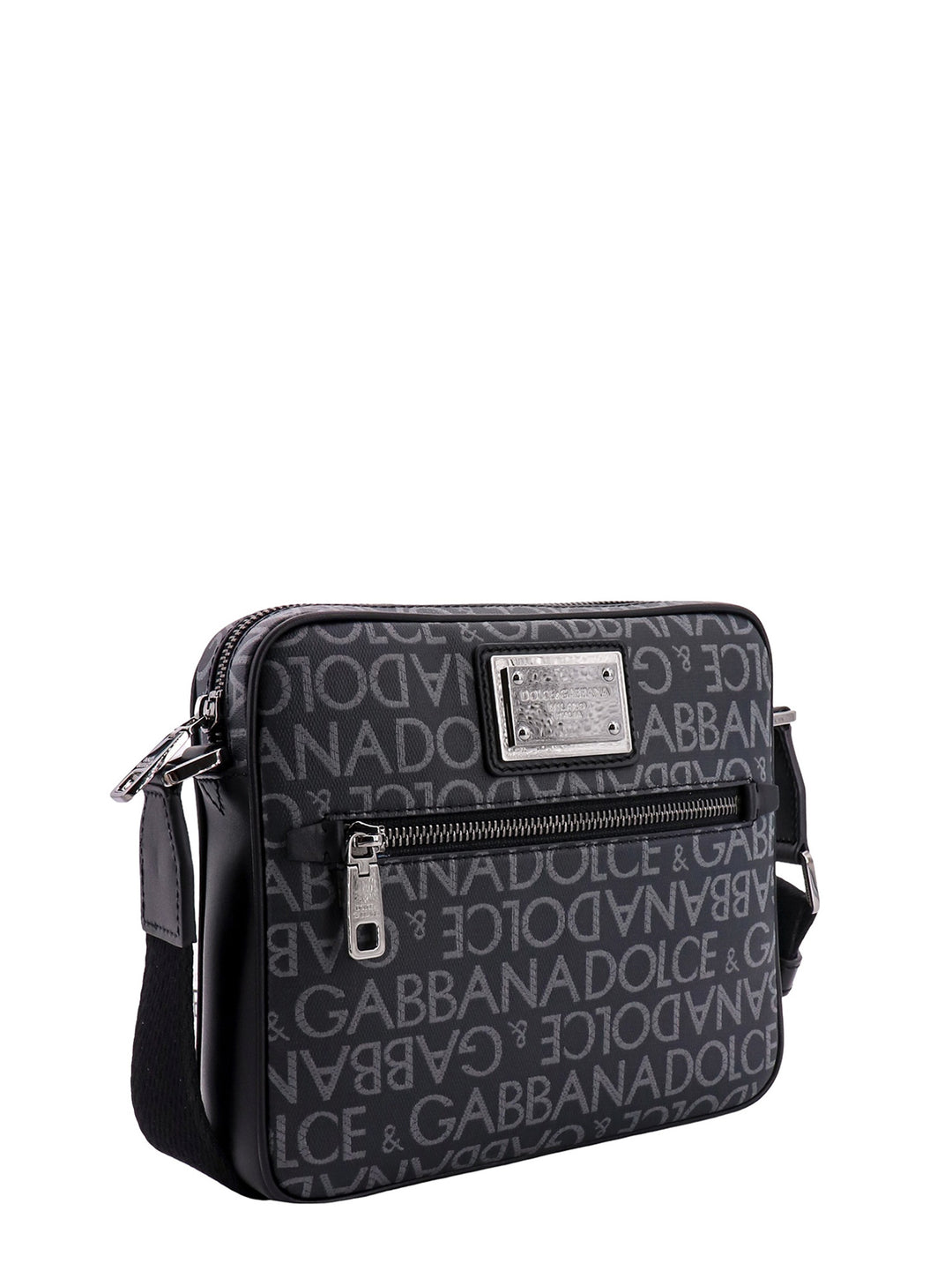 Shoulder bag with all-over Logo motif