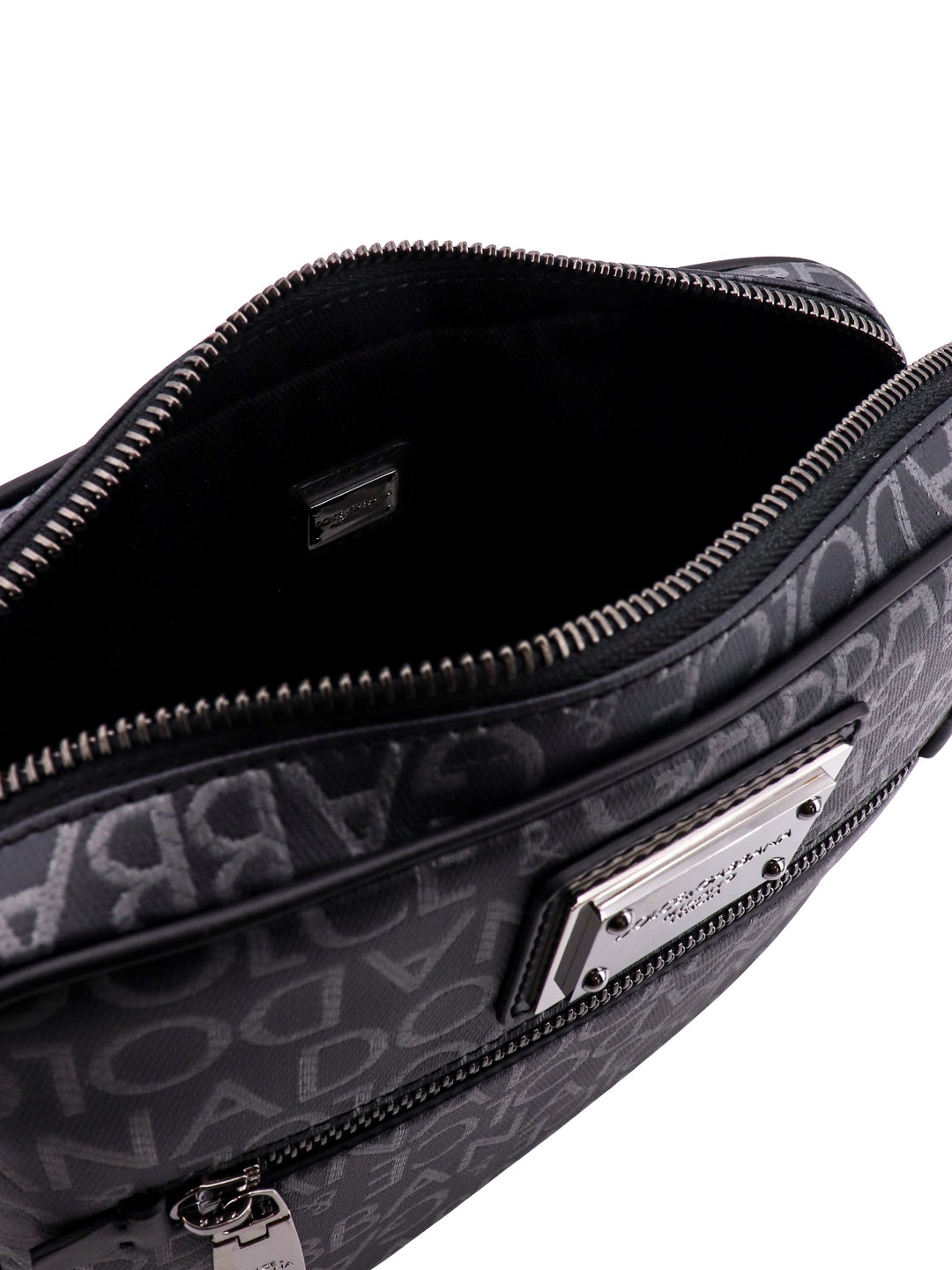 Shoulder bag with all-over Logo motif