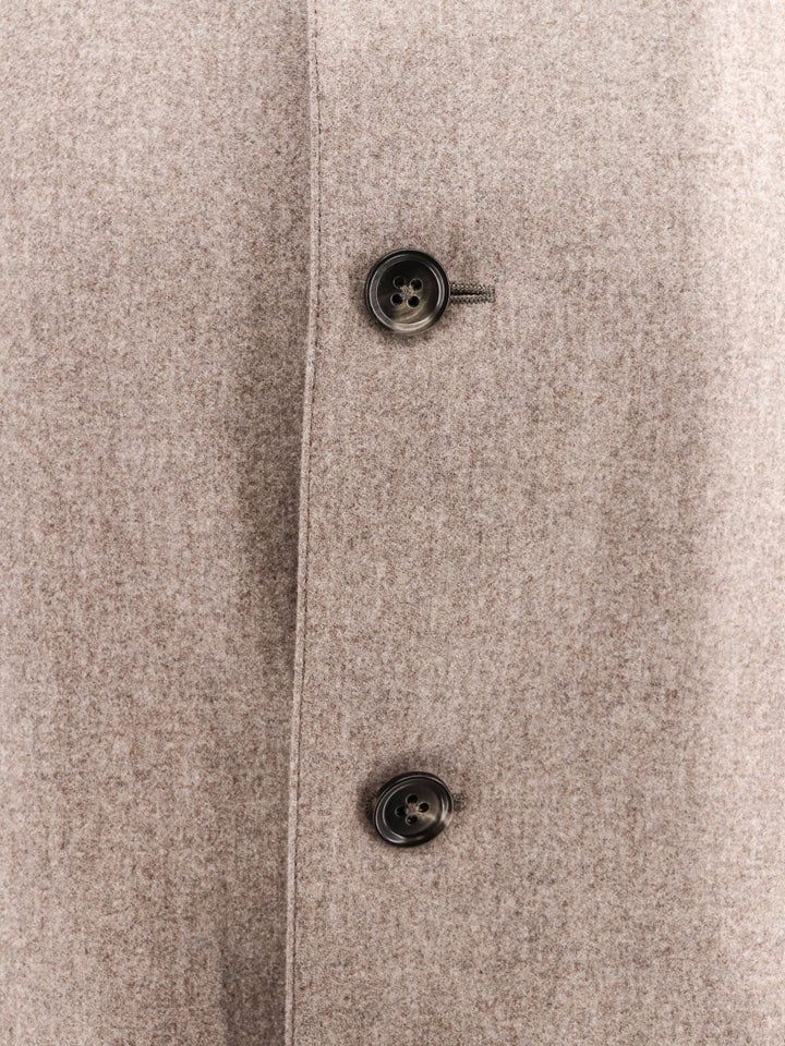 Wool blazer with internal pockets