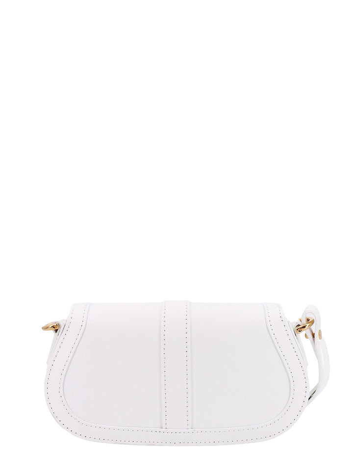 Leather shoulder bag with iconic La Greca detail