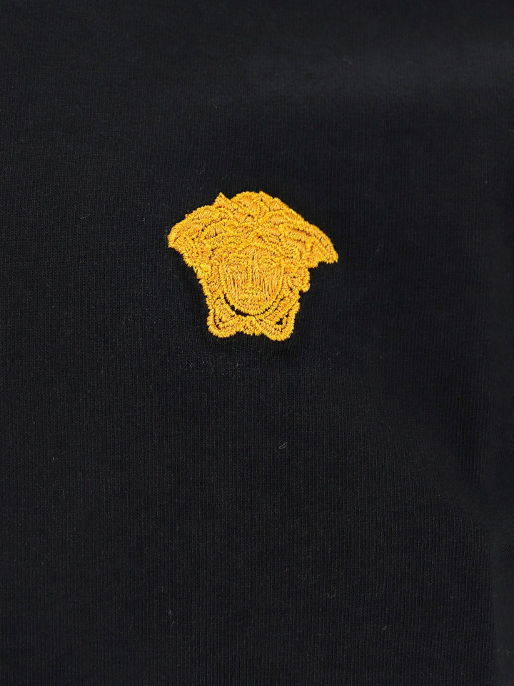 Cotton T-shirt with embroidered logo on the front