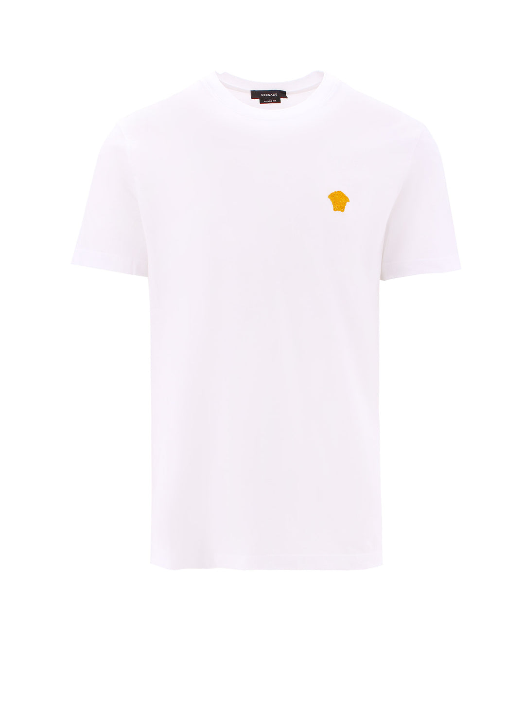 Cotton T-shirt with embroidered logo on the front