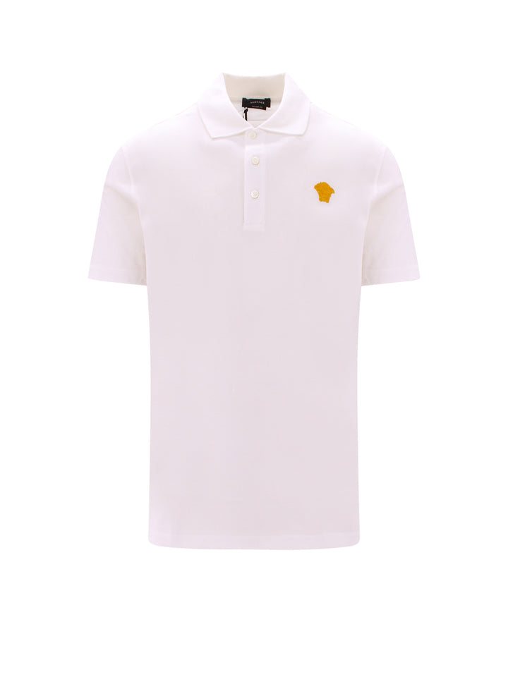 Medusa Taylor Fit cotton polo shirt