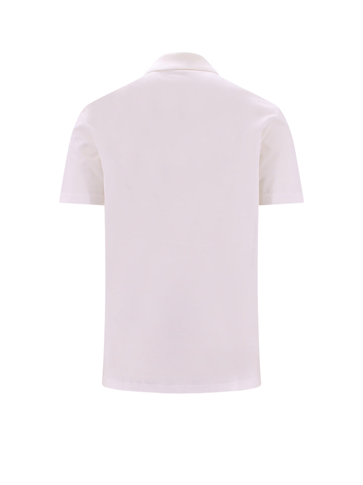 Medusa Taylor Fit cotton polo shirt