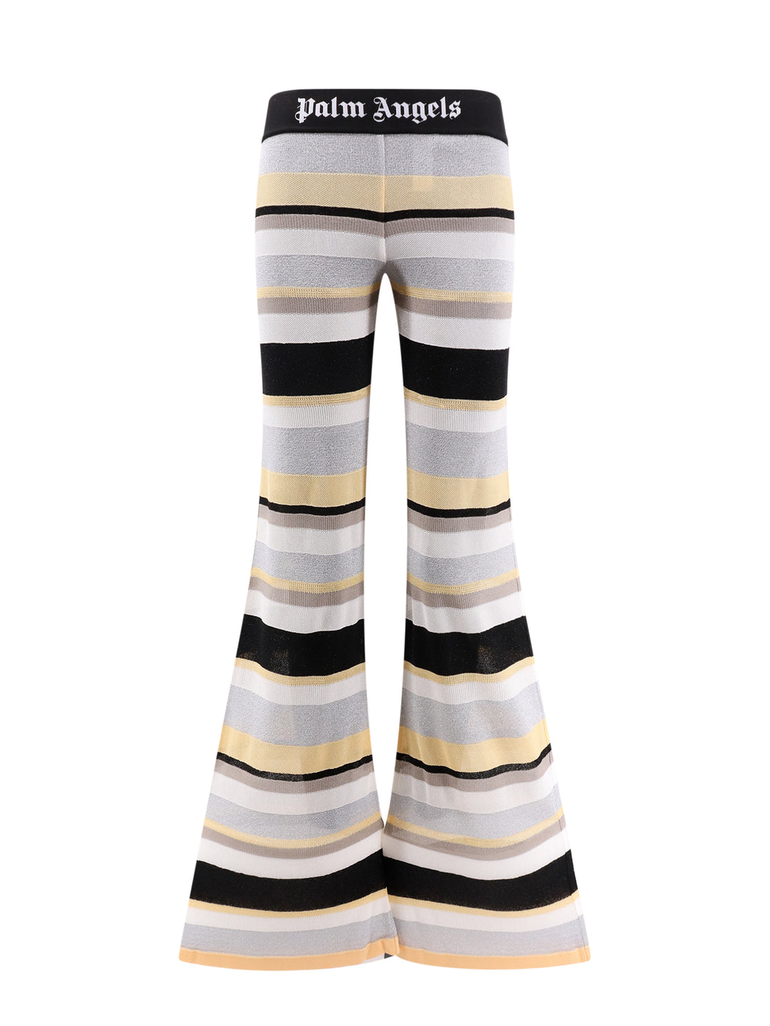 Striped trouser with lurex effect