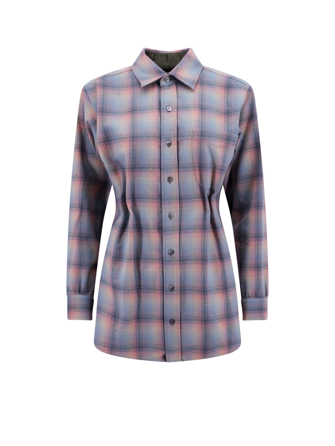 Madras wool shirt