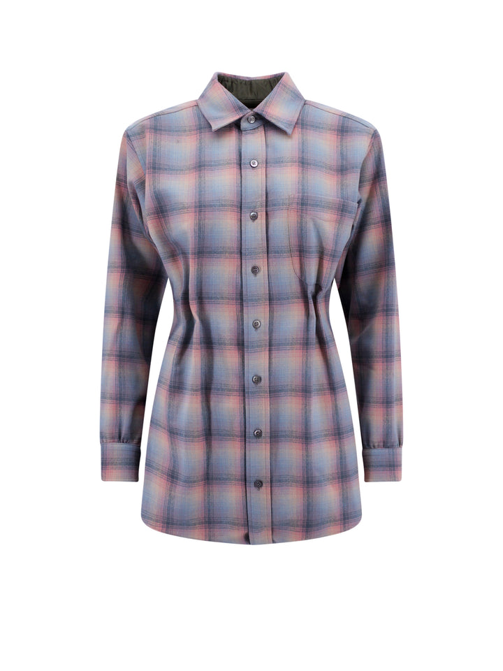 Madras wool shirt