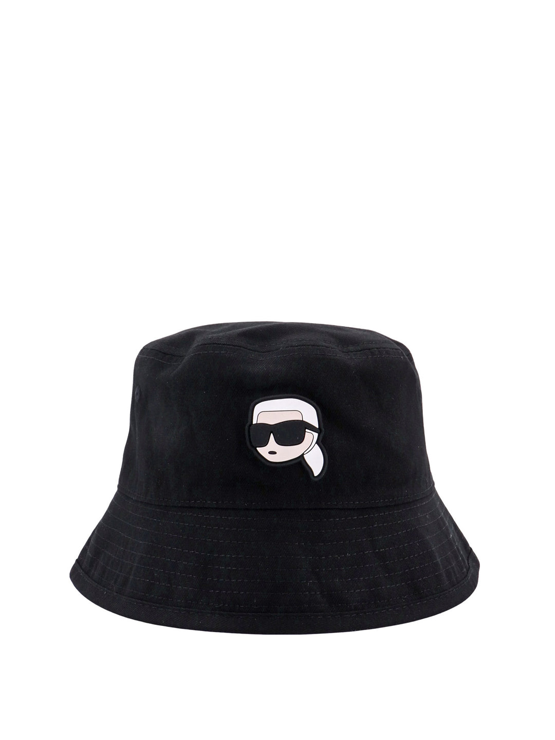 Cotton bucket hat with iconic patch