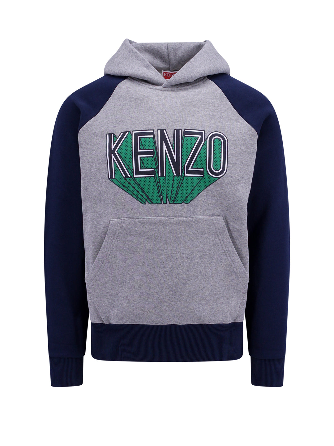 Cotton sweatshirt with frontal logo