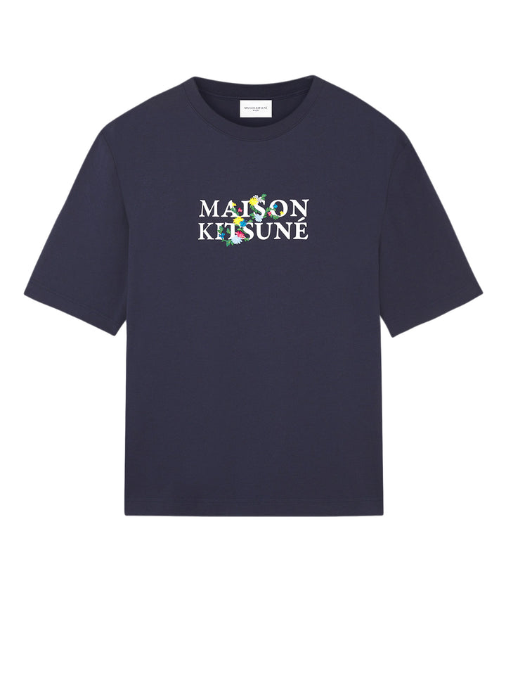 Cotton t-shirt with frontal logo