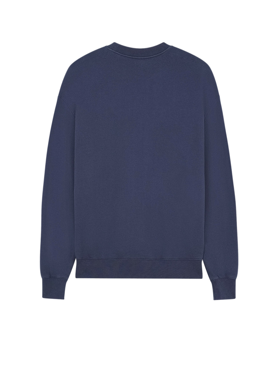 Cotton sweatshirt with ton-sur-ton patch