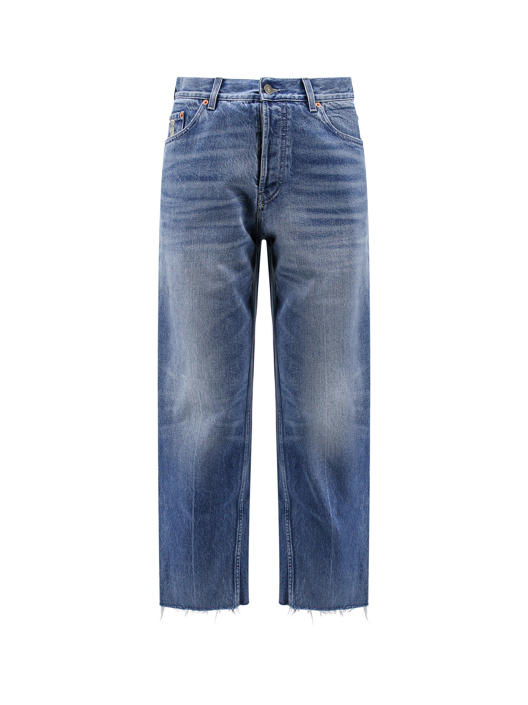 Carrot Fit cotton jeans