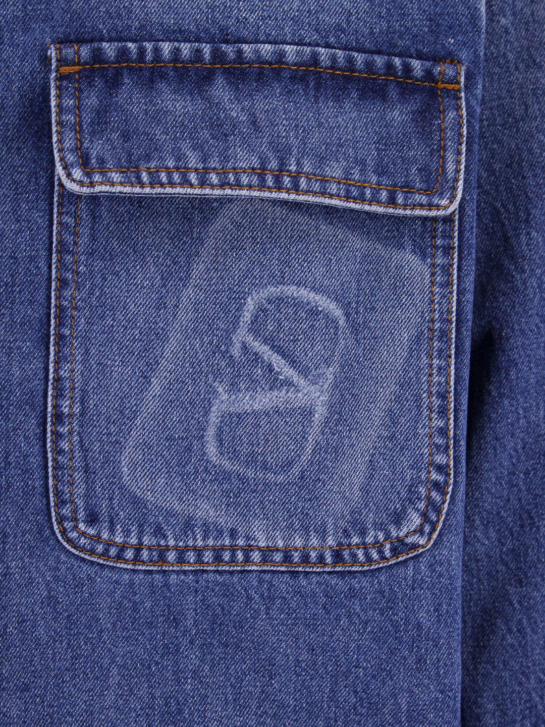 Regular fit  denim shirt with VLogo Signature detail