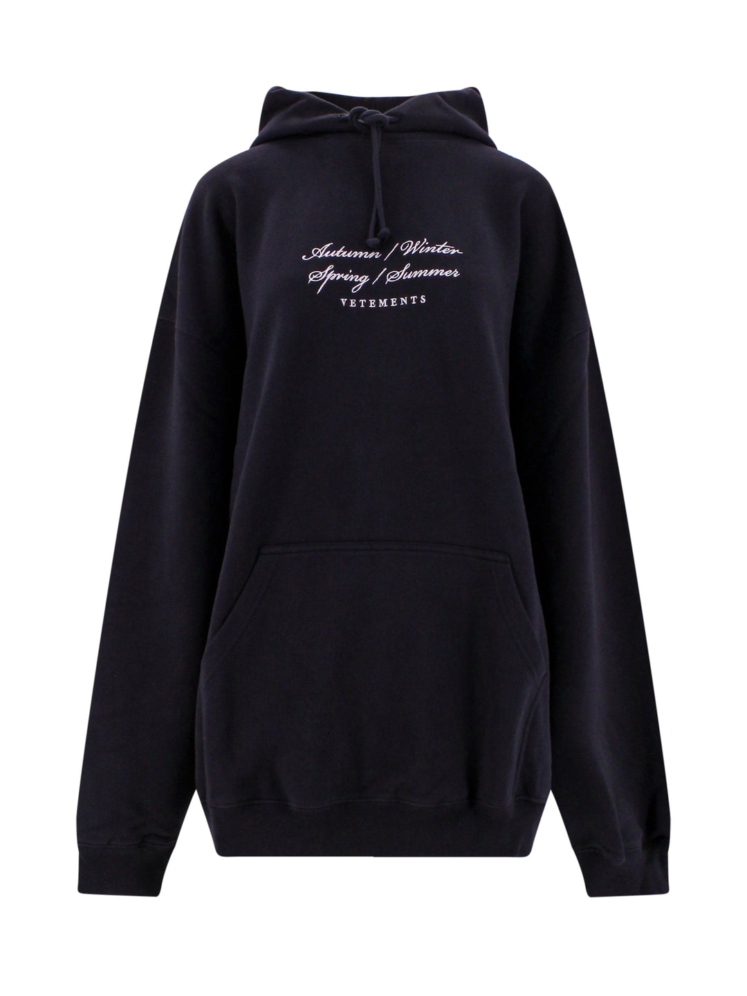 Cotton blend sweatshirt with embroidered 4 Seasons Logo