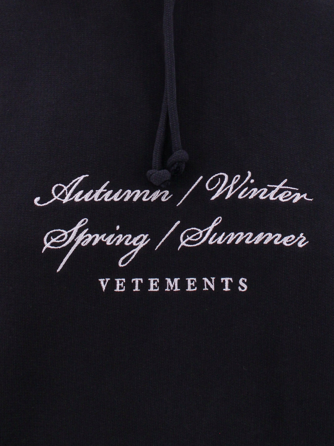 Cotton blend sweatshirt with embroidered 4 Seasons Logo