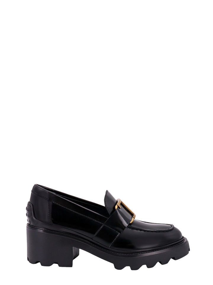 Leather loafer with T Timeless detail