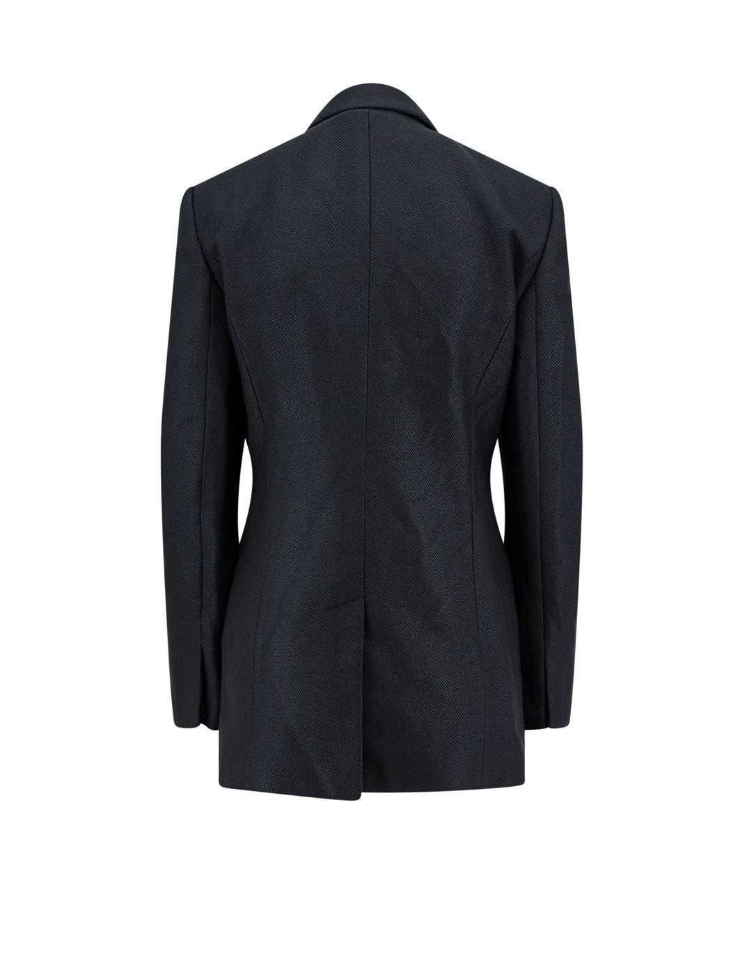 Silk and virgin wool blazer