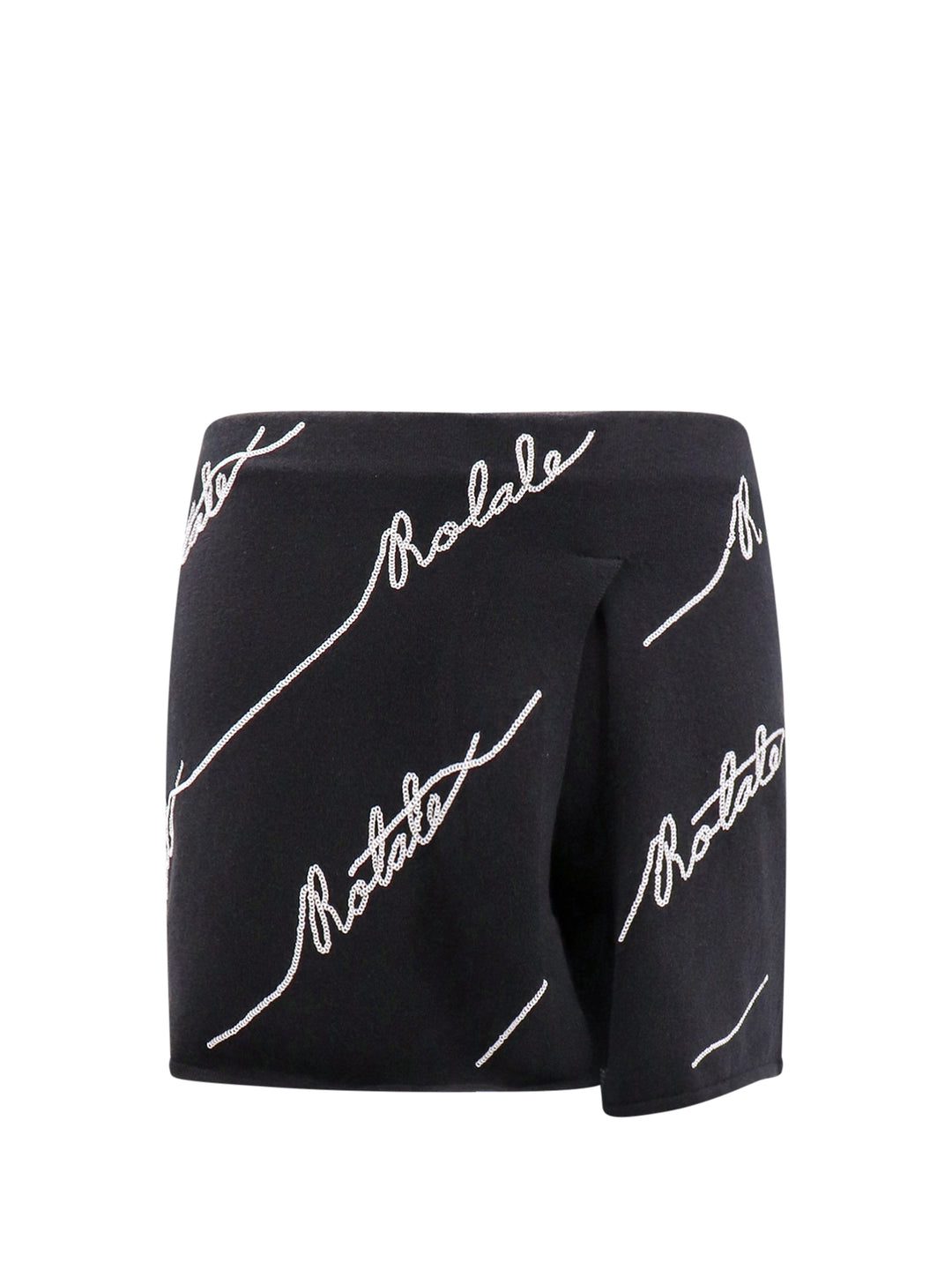 Cotton blend shorts with contrasting logo