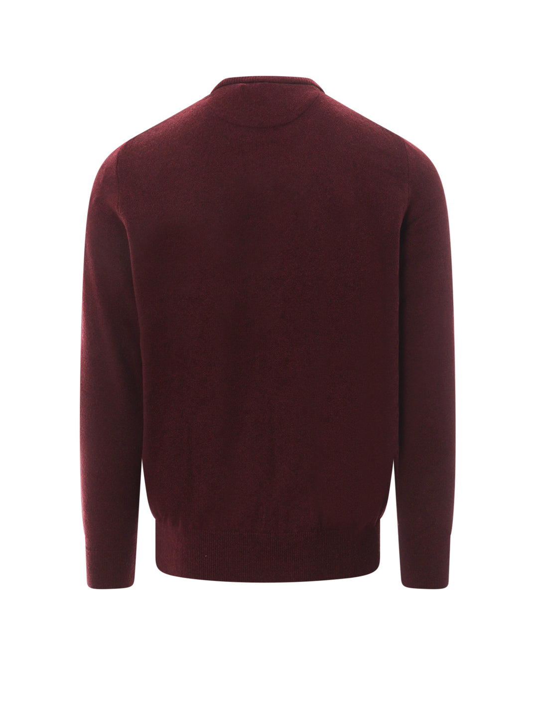 Regular Fit responsible wool sweater with embroidered logo