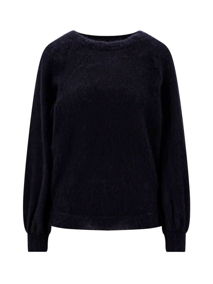 Mohair and virgin wool blend sweater