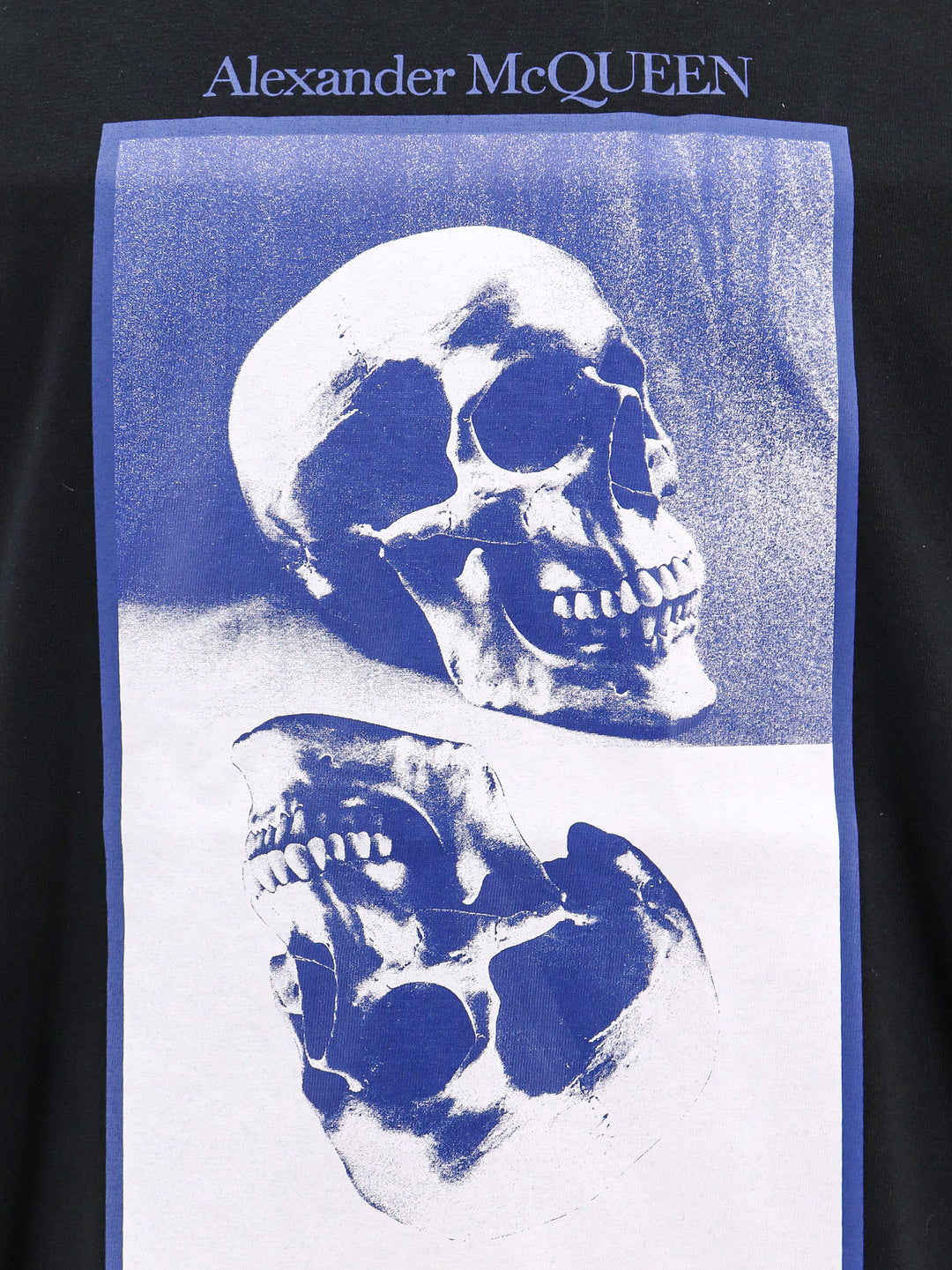 Cotton t-shirt with Reflected Skull print