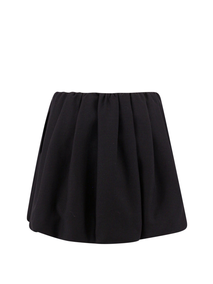 Wool and silk skirt