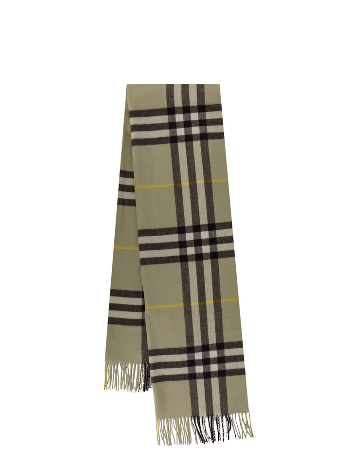 Cashmere scarf with Giant Check print