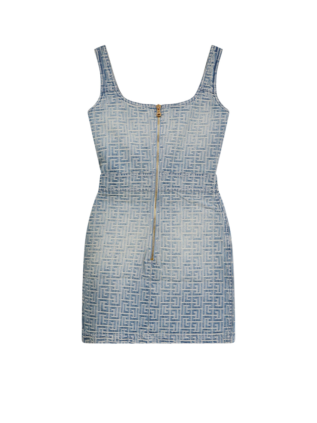 Denim dress with Monogram motif