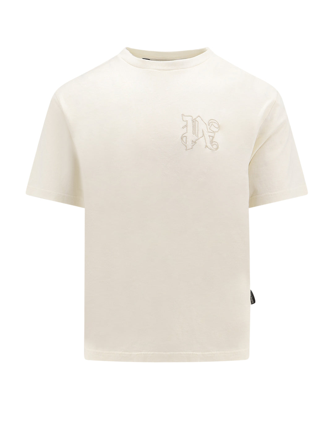 Cotton T-shirt with embroidered logo on the front