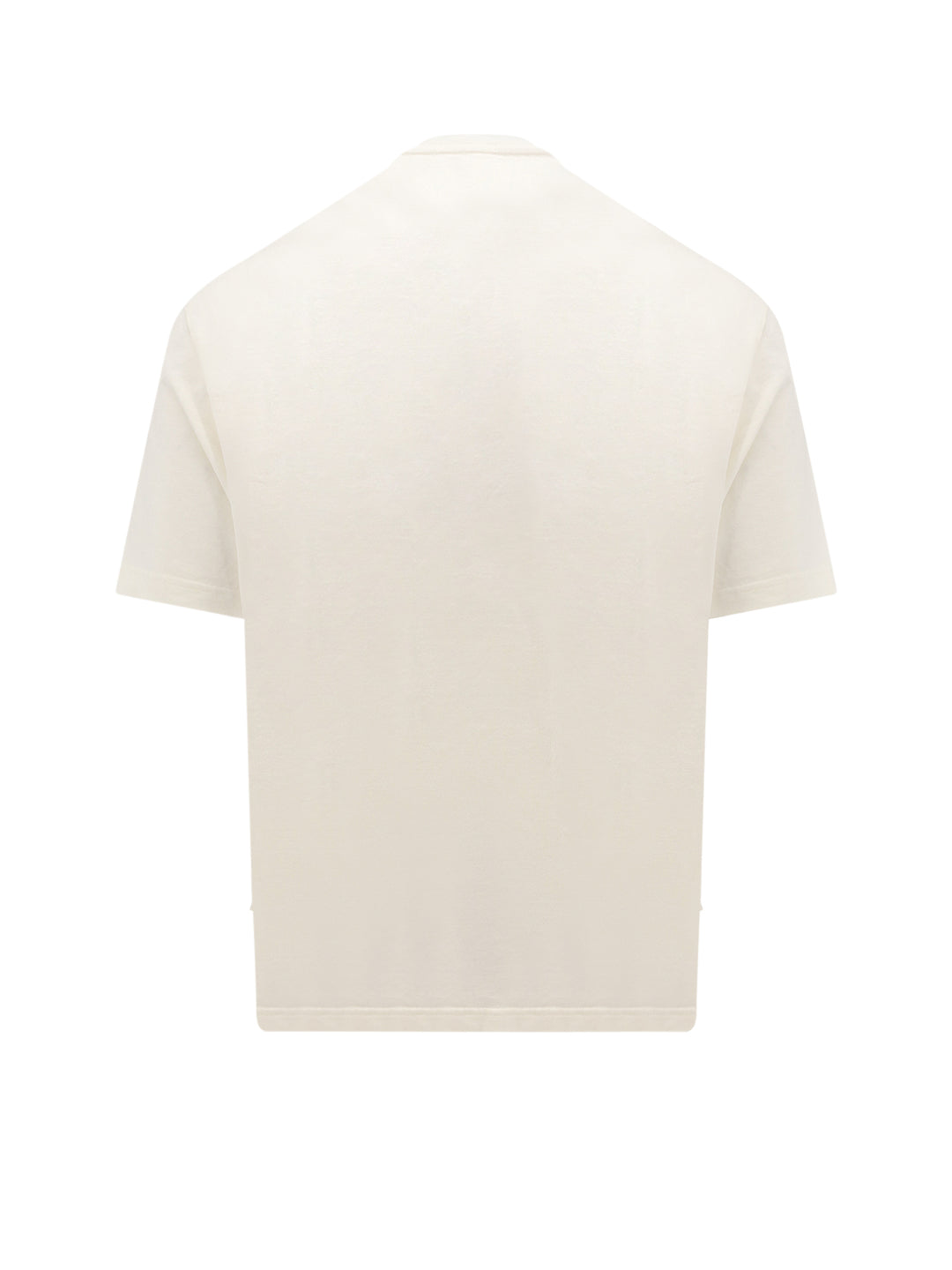 Cotton T-shirt with embroidered logo on the front