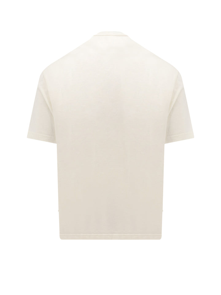 Cotton T-shirt with embroidered logo on the front