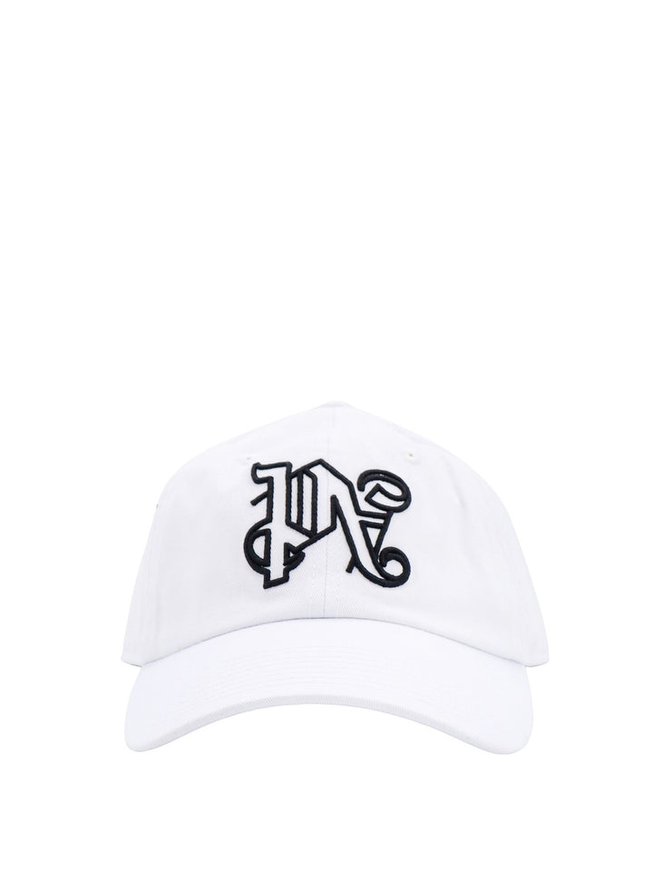 Cotton hat with monogram