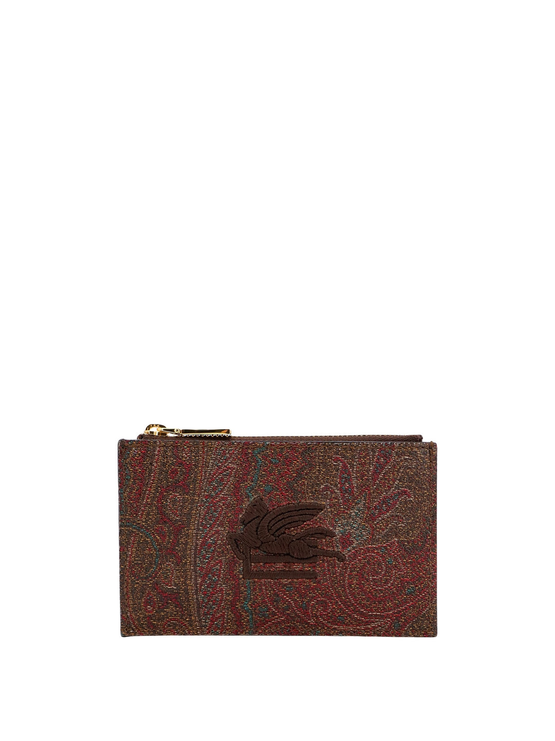 Paisley fabric card holder