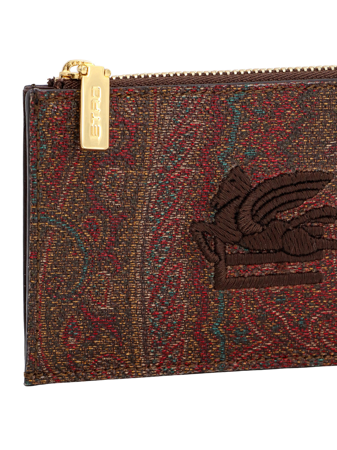 Paisley fabric card holder