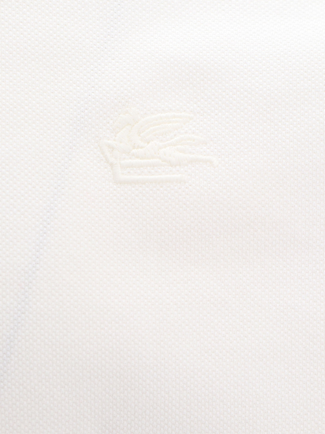 Cotton polo shirt with Pegaso embroidery