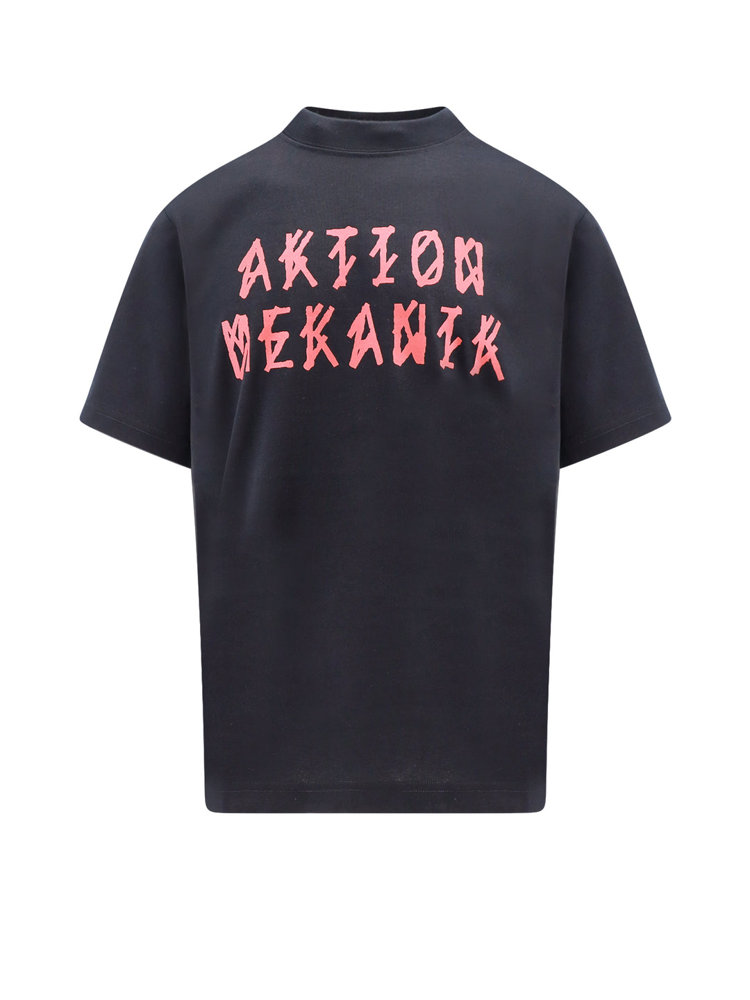 Cotton t-shirt with Aktion Mekanik print