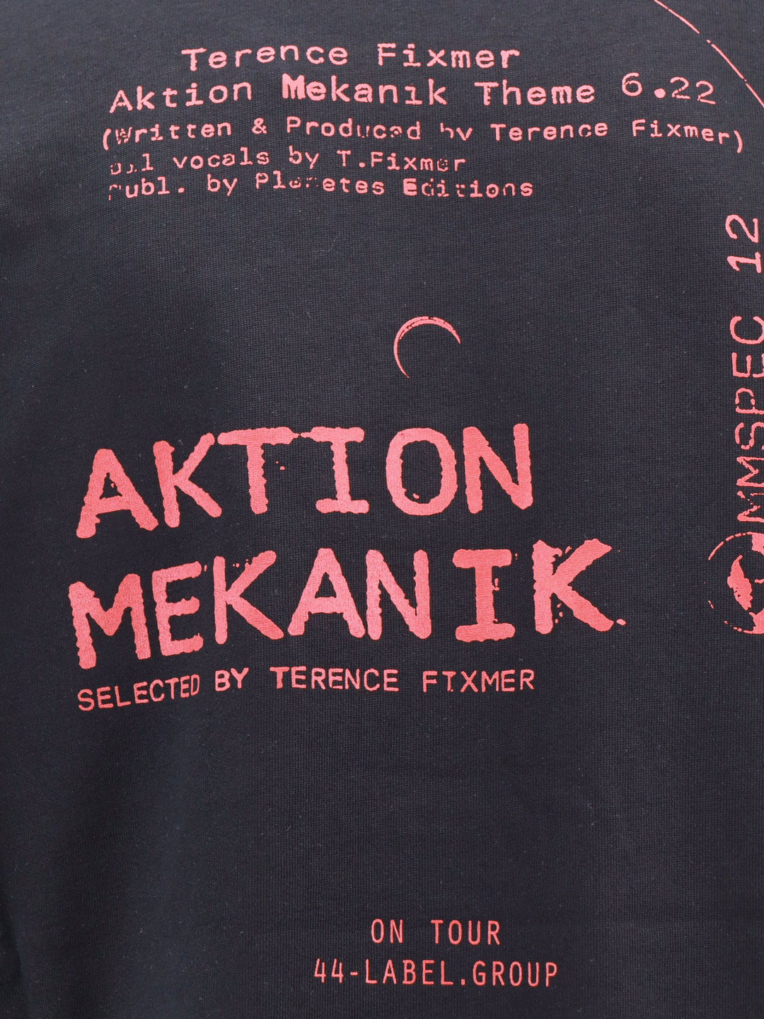 Cotton t-shirt with Aktion Mekanik print