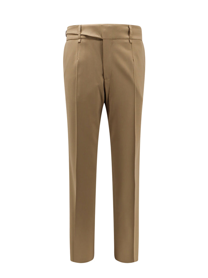 Stretch virgin wool trouser