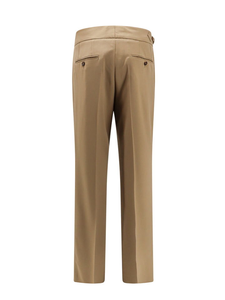 Stretch virgin wool trouser