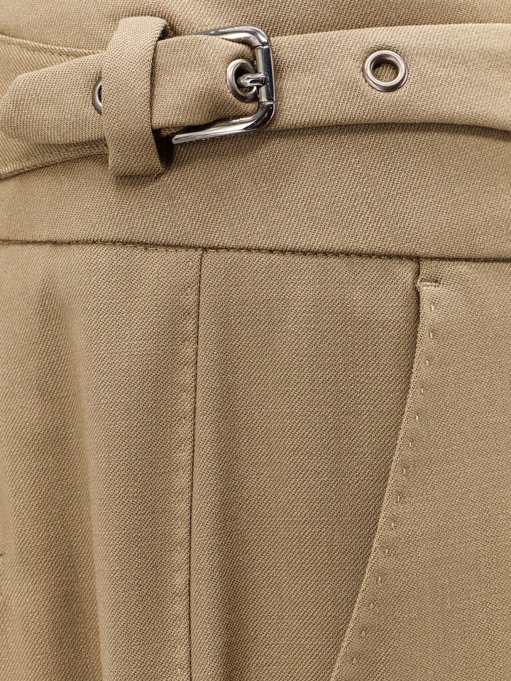 Stretch virgin wool trouser