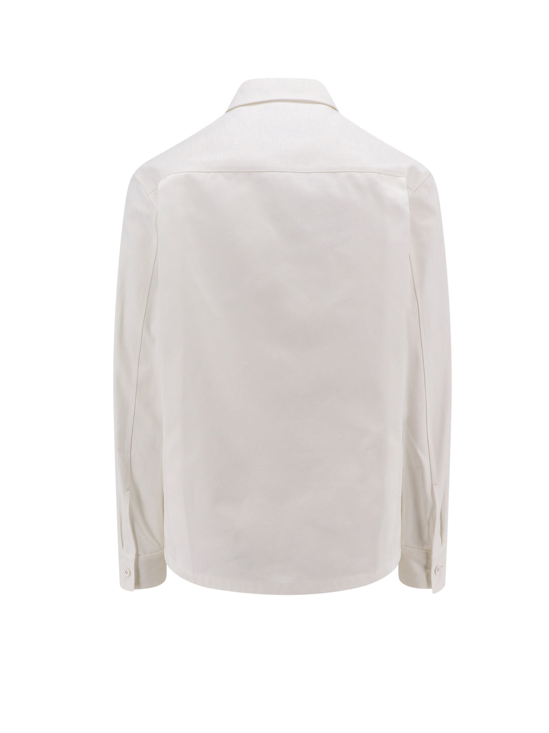 Cotton shirt with side white band