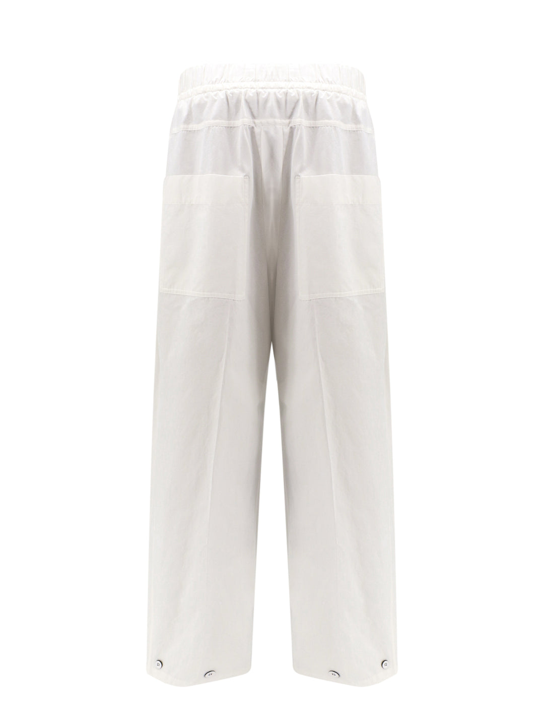 Wide leg organic cotton trouser