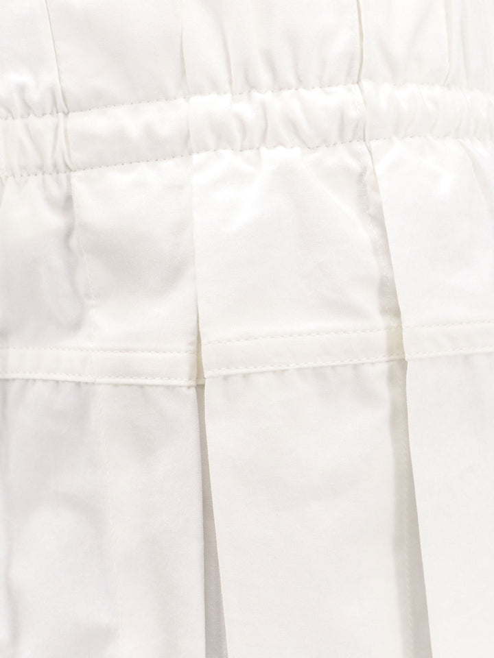 Wide leg organic cotton trouser