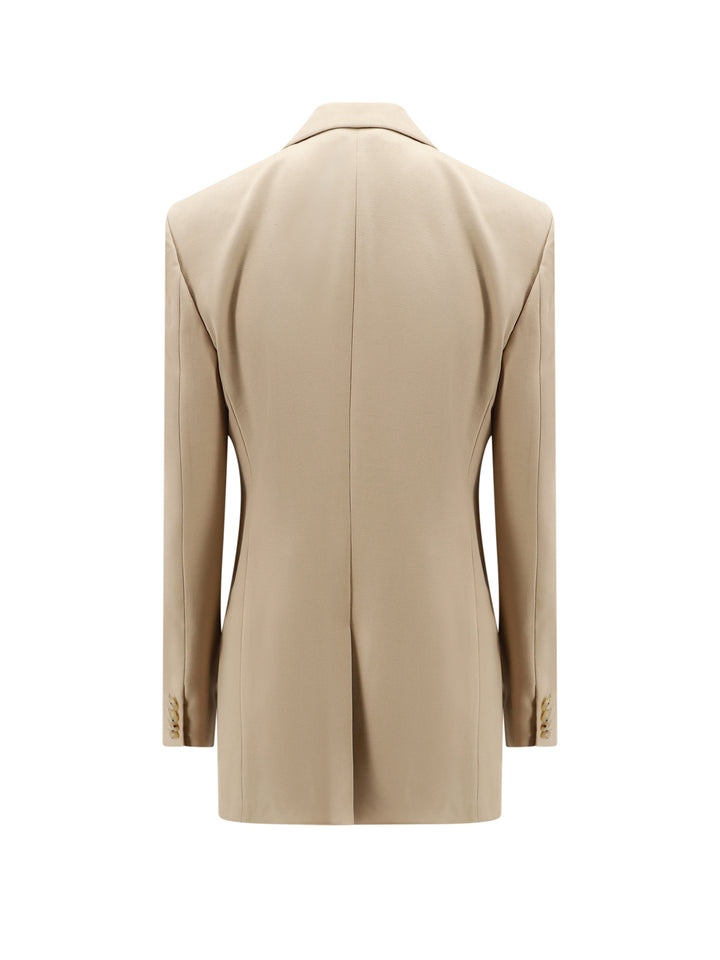 Sustainable viscose double-breasted  blazer