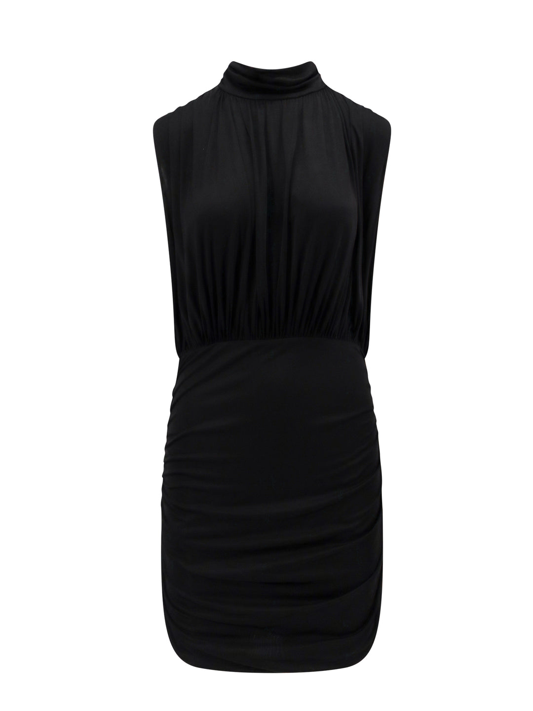 Viscose draped dress